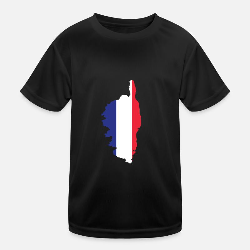 Korsika Kinder Funktions-T-Shirt