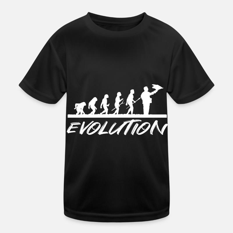 Falconry Evolution Eagle Falcon Birds of Prey Kids Functional T-Shirt