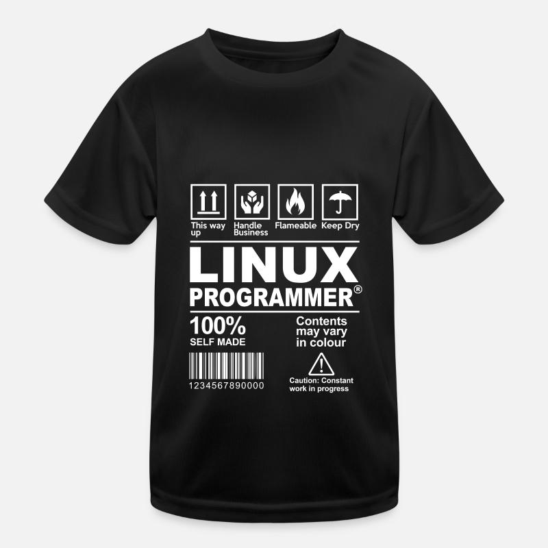 Geek Linux programmeur drôle définition T-shirt sport Enfant