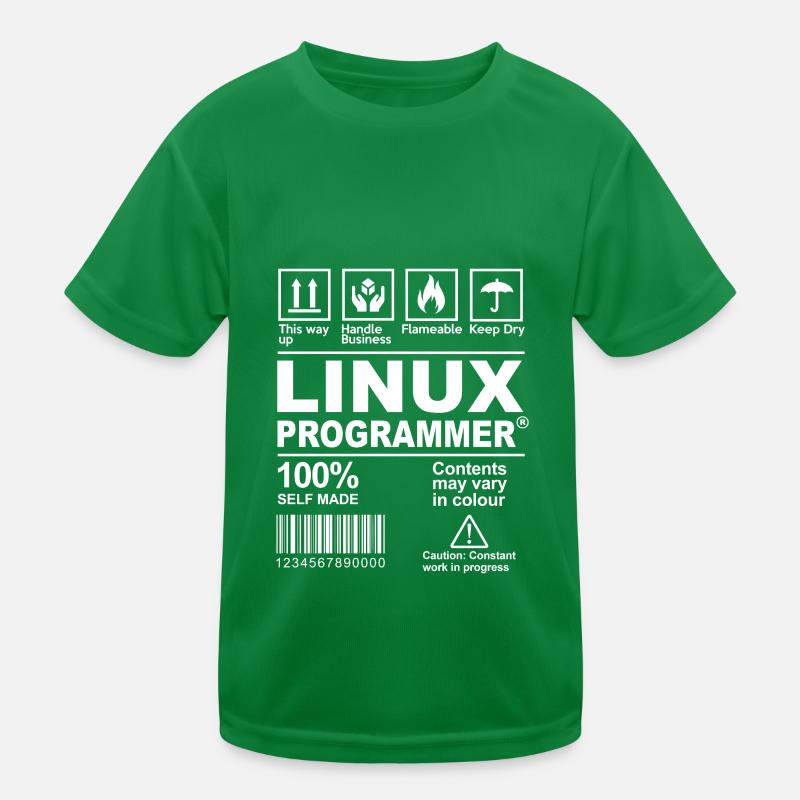 Geek Linux Programmierer lustige Definition Kinder Funktions-T-Shirt