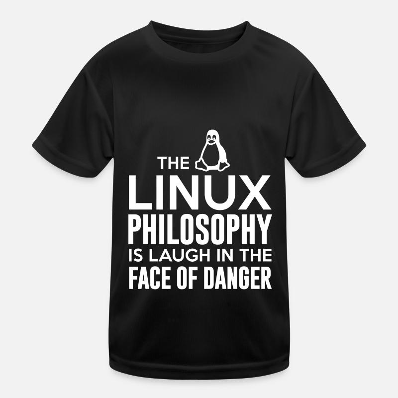 Linux Geek Programmeur de philosophie T-shirt sport Enfant