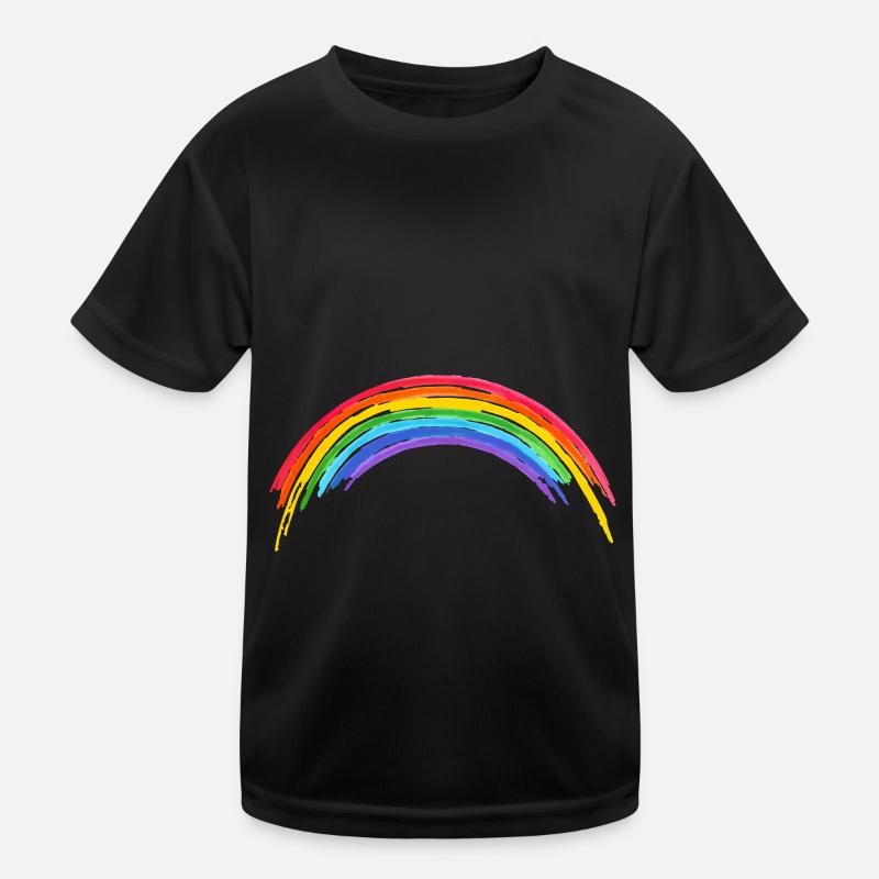 Rainbow Children's Schooling Kids Functional T-Shirt
