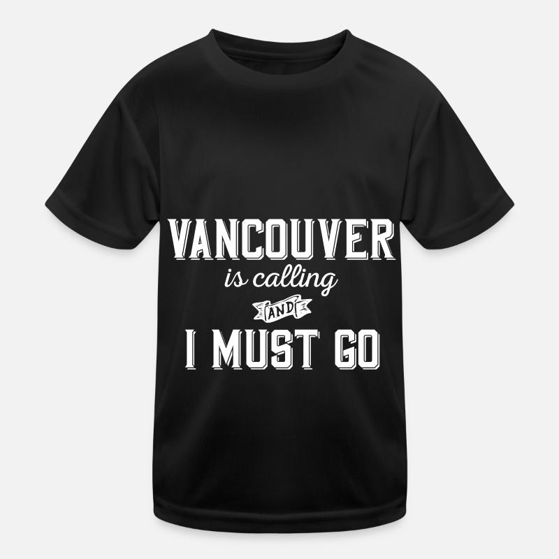 Vancouver Calling Canada Voyage urbain T-shirt sport Enfant