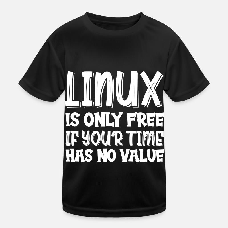 Linux Geek Hacking Informaticien T-shirt sport Enfant