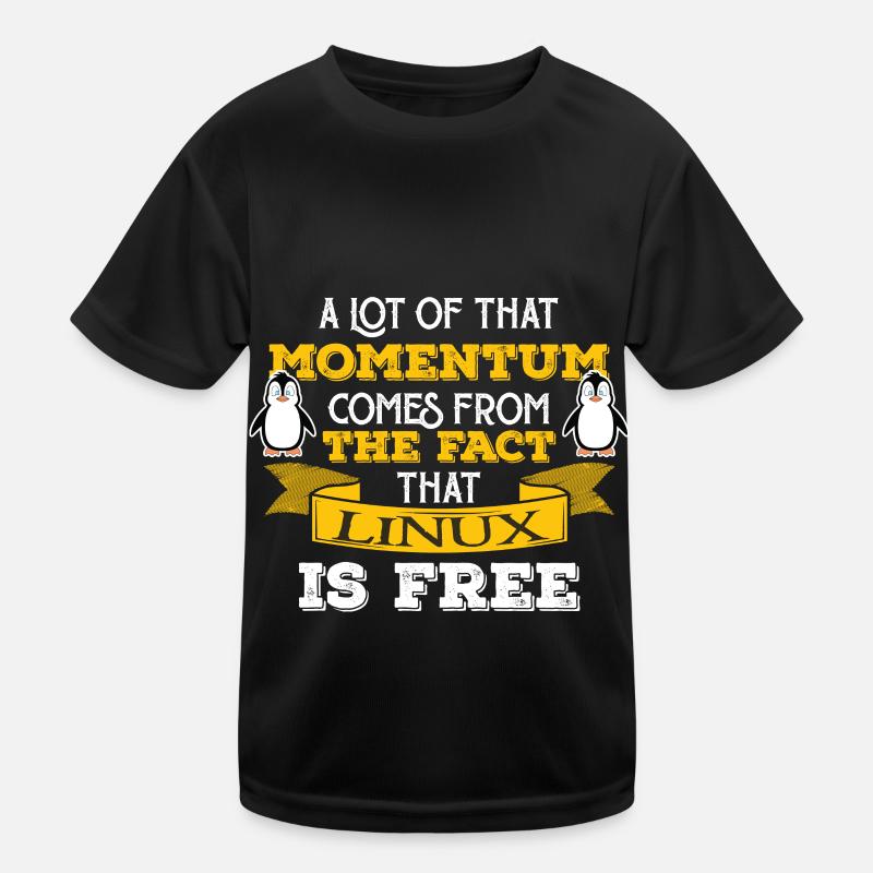 Linux Nerd Computer IT Geek Kinder Funktions-T-Shirt