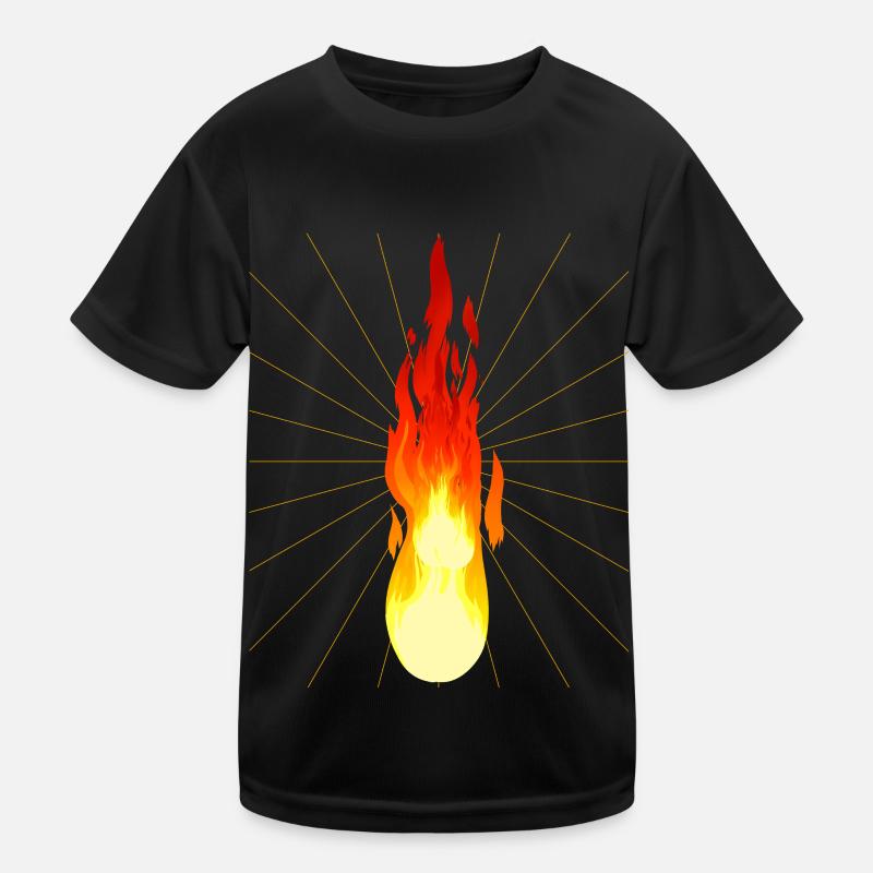 Feu feu Brûlant chaud T-shirt sport Enfant