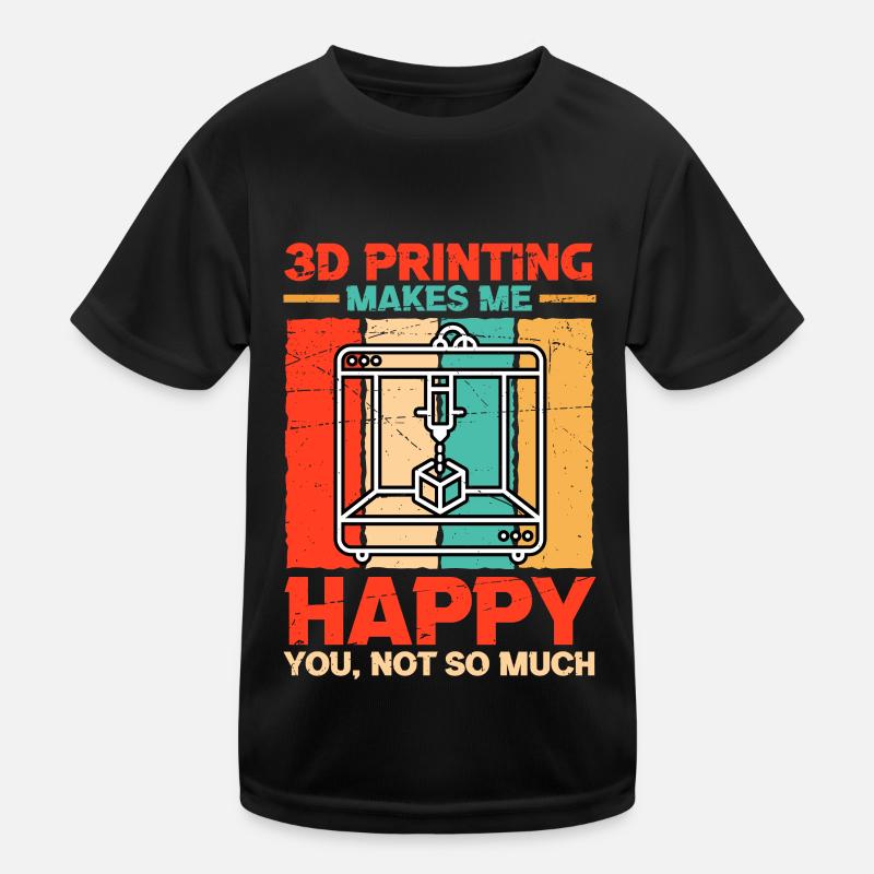 3d Druck Drucker 3d Printer Printing Geschenk Kinder Funktions-T-Shirt