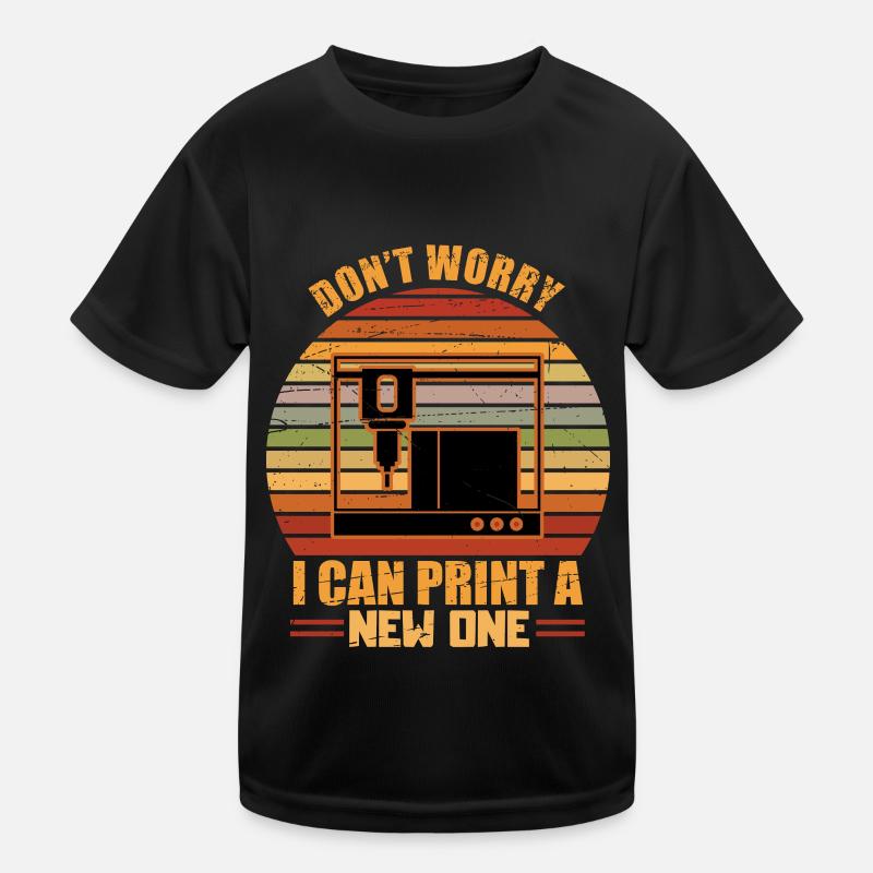 3d Imprimeur 3d Printer Printer cadeau T-shirt sport Enfant