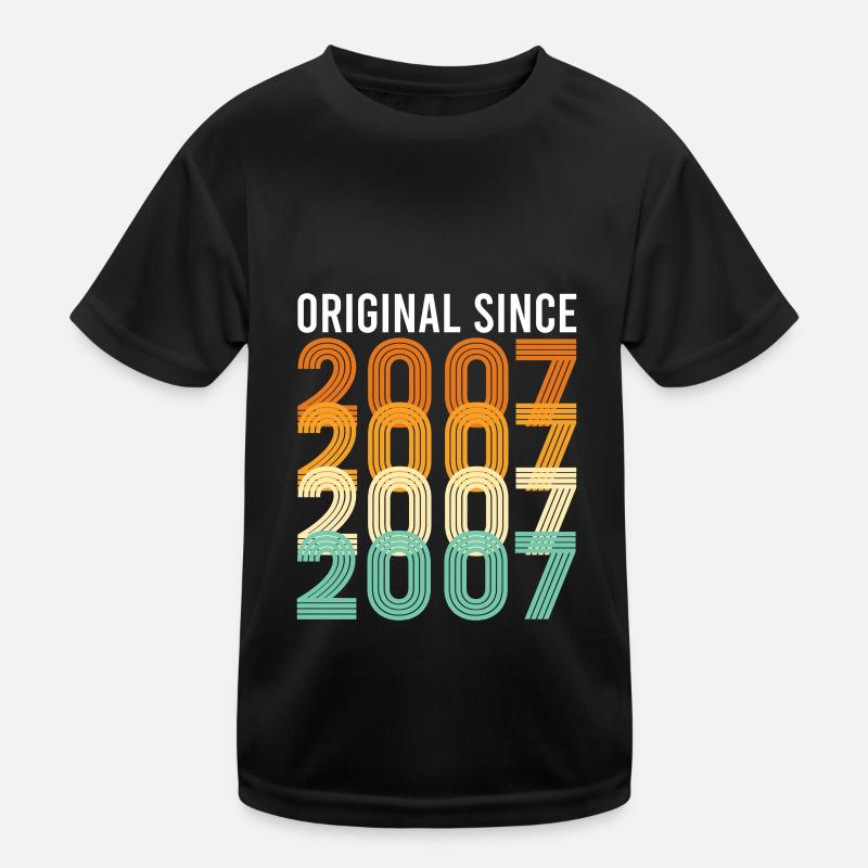 Vintage Original Since 2007 Geburtstag Geburtsjahr Kinder Funktions-T-Shirt