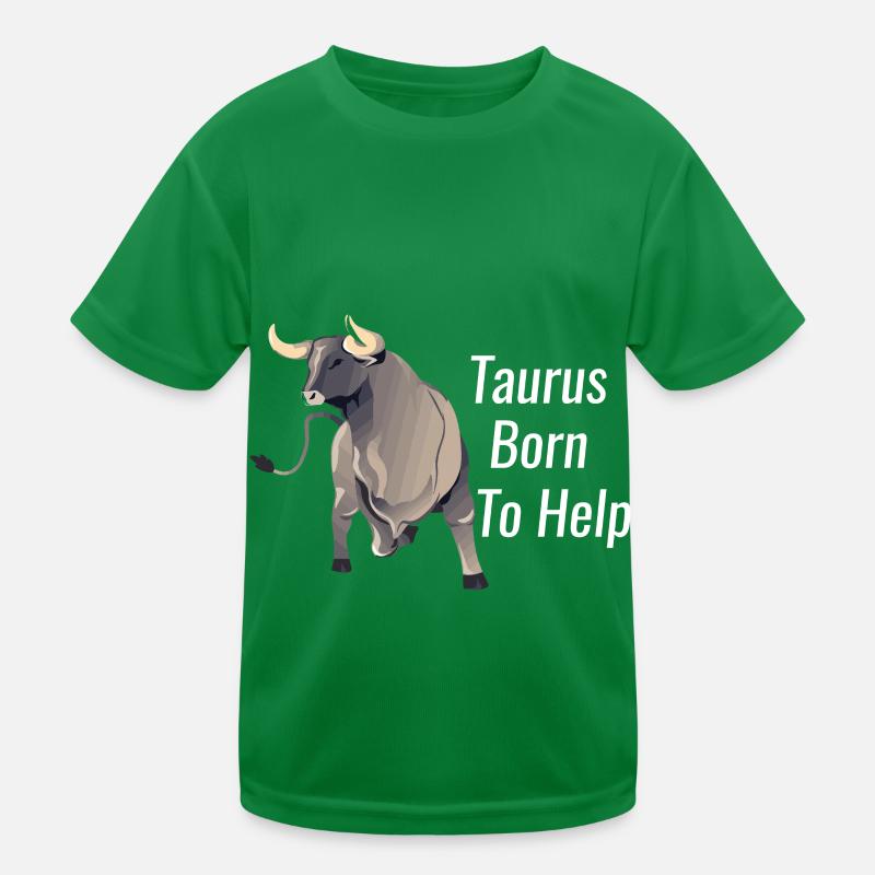 Stier Kinder Funktions-T-Shirt