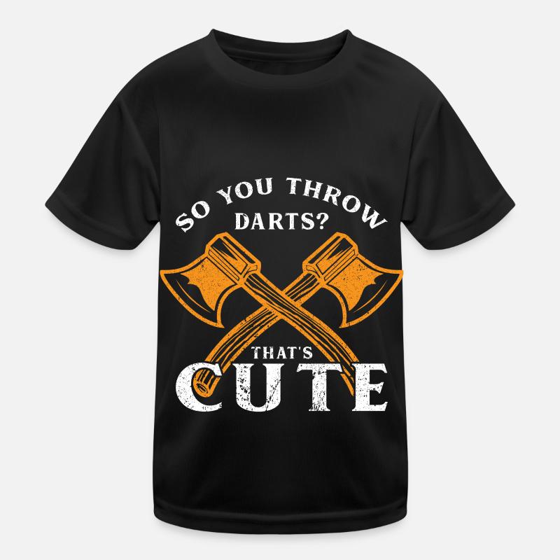 Axt Werfen Axt Werfer Axt Geschenk Kinder Funktions-T-Shirt