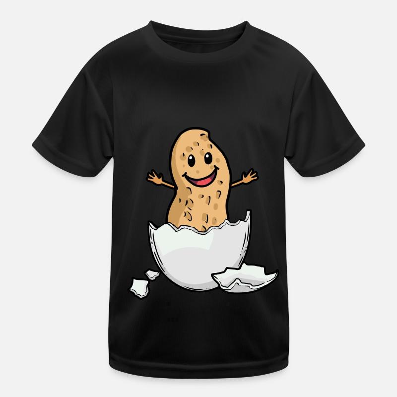 Peanut Nut Eggshell Birth Baby Hurray Kids Functional T-Shirt