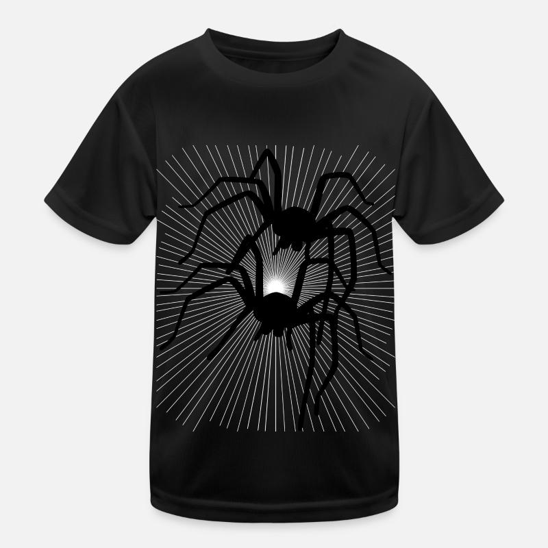 Spinne Spinnen Tiere Kriechen krabbeln Ekel Horror Kinder Funktions-T-Shirt