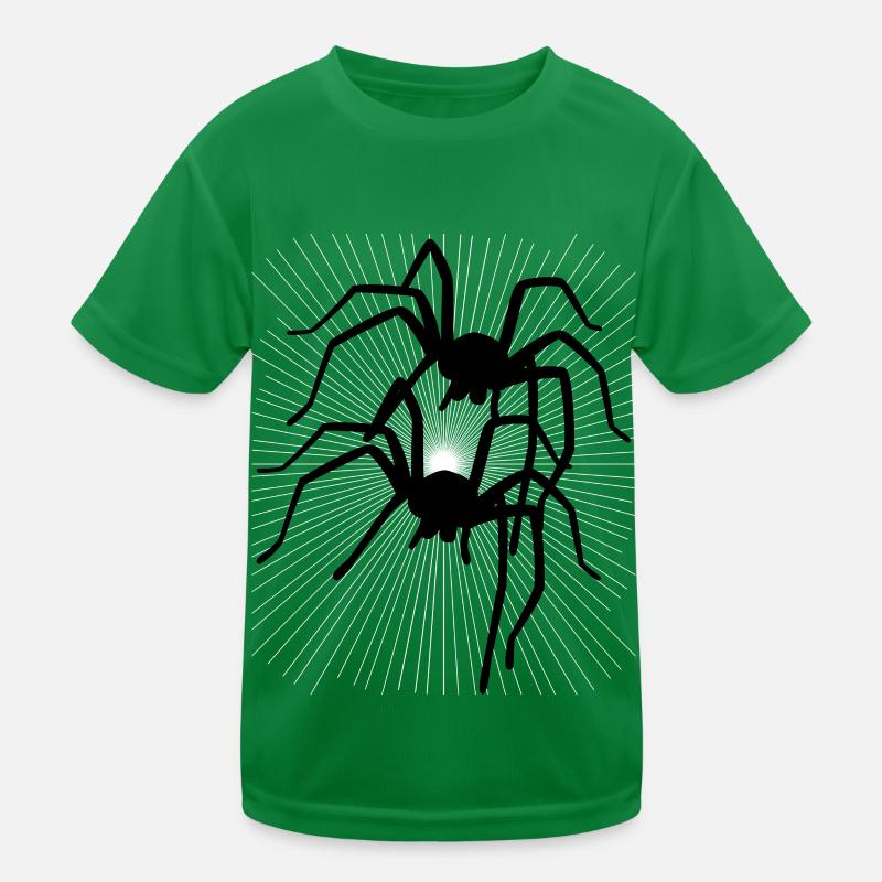 Spider Spiders Animals Crawling Disgust Horror Kids Functional T-Shirt