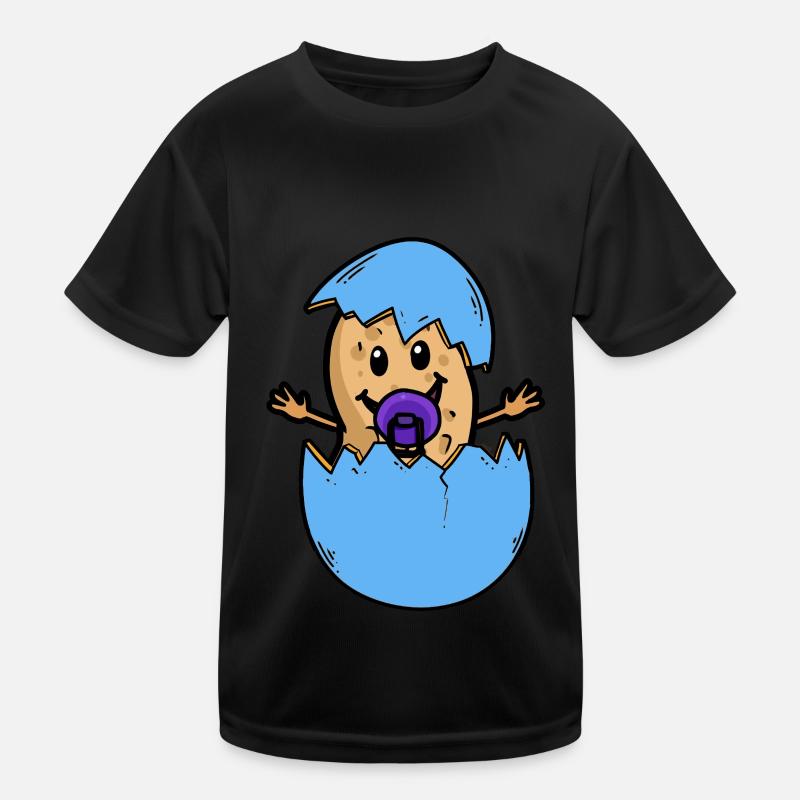 Peanut eggshell birth baby hatch egg Kids Functional T-Shirt