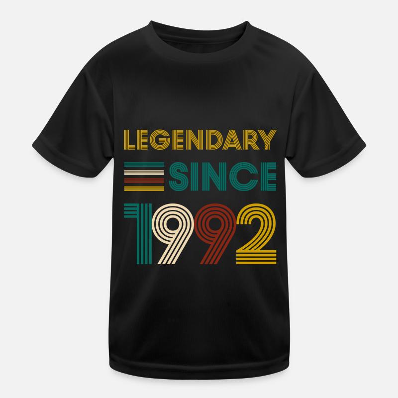 Vintage Legendary since 1992 Geburtstag Kinder Funktions-T-Shirt