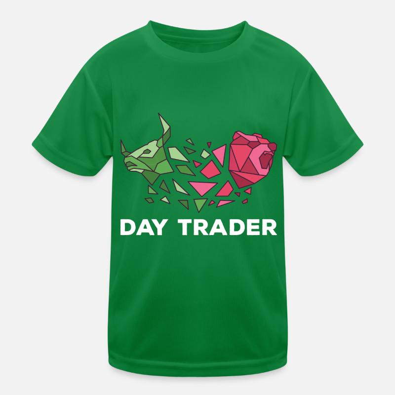 Bourse pour Day Trader T-shirt sport Enfant