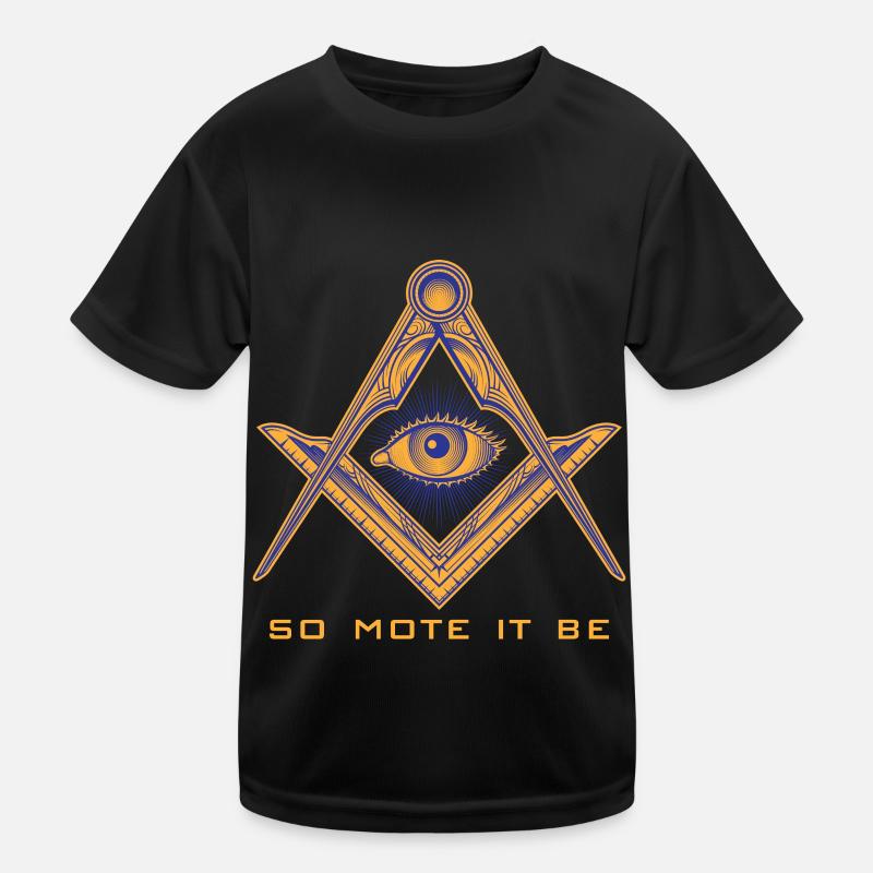 Freemason Illuminati Secret Society Winkelzirkel Kids Functional T-Shirt