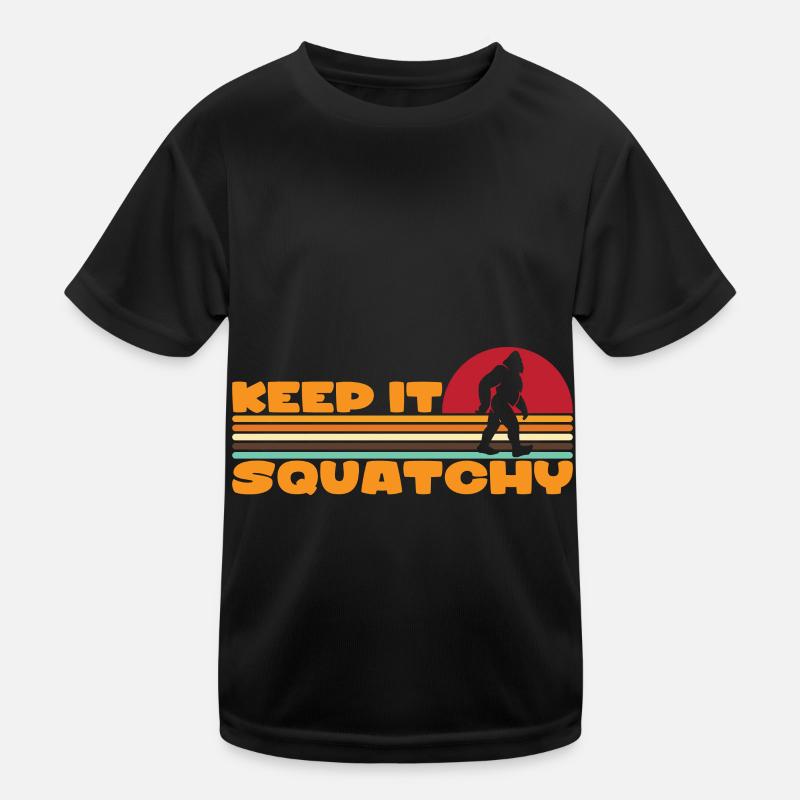 Bigfoot Sasquatch Yeti Kids Functional T-Shirt