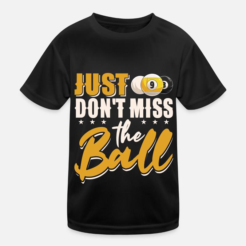 Billiards Pool Billiards Billiards Ball Billiards Cook 8Ball Kids Functional T-Shirt