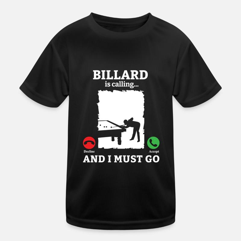 Billiards Pool Billiards Billiards Ball Billiards Cook 8Ball Kids Functional T-Shirt