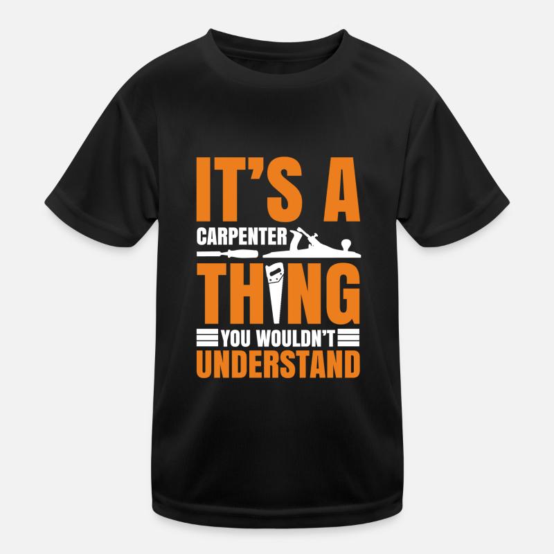 Charpentier Charpentier Menuiserie Charpentier T-shirt sport Enfant