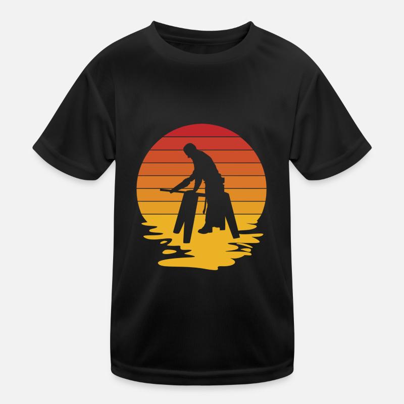 Carpenter Carpenter Woodworking Carpenter Kids Functional T-Shirt