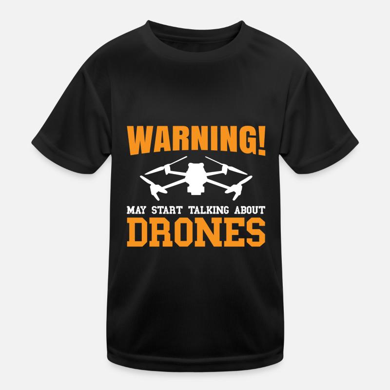 Drone Drone Drone Pilote Quadcopter T-shirt sport Enfant