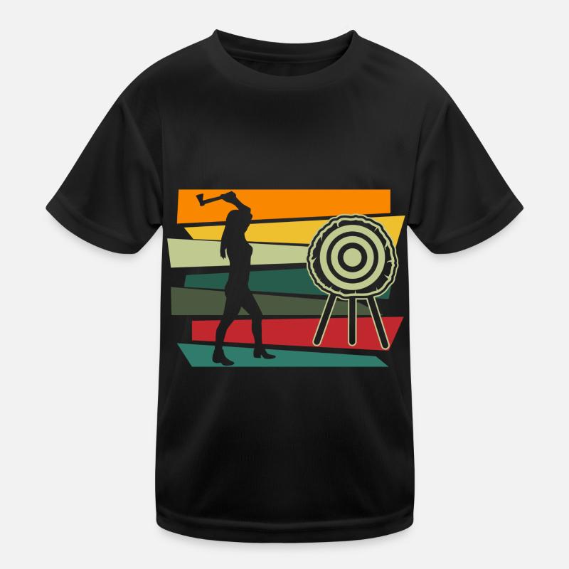Axt Werfen Axt Werfer Axt Geschenk Kinder Funktions-T-Shirt
