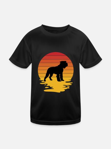 Schnauzer Dog Miniature Schnauzer Giant Schnauzer - Kids Functional T-Shirt - black - Front