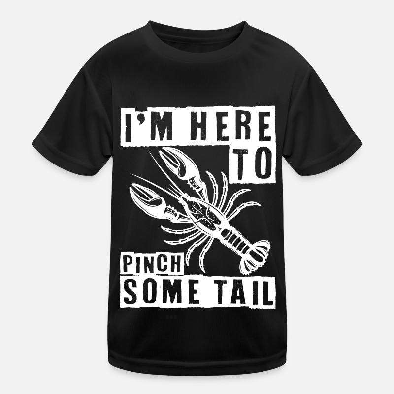 Krebs Flusskrebs Languste Crawfish Geschenk Kinder Funktions-T-Shirt
