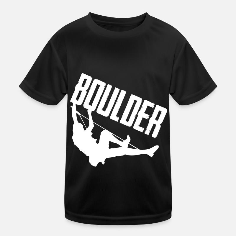 Bouldering Mountaineers Climbing Wall Climbing Kids Functional T-Shirt