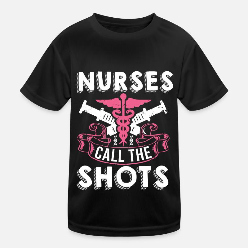 Krankenschwester zu den Spritzen Kinder Funktions-T-Shirt