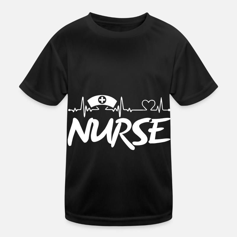 Krankenschwester Herzschlag Erste Hilfe Notfall Kinder Funktions-T-Shirt