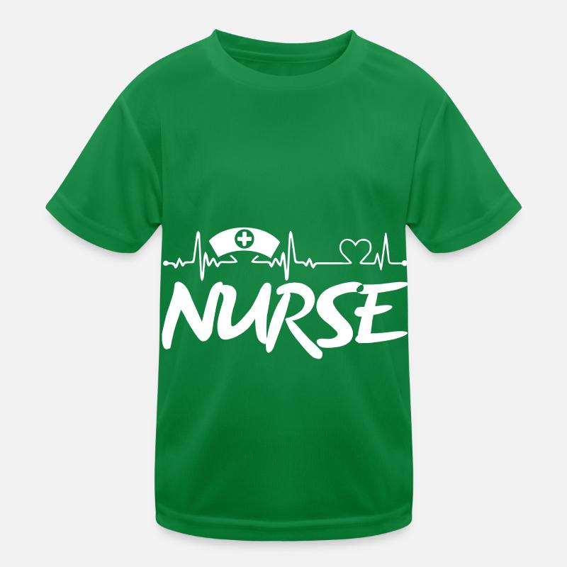 Krankenschwester Herzschlag Erste Hilfe Notfall Kinder Funktions-T-Shirt