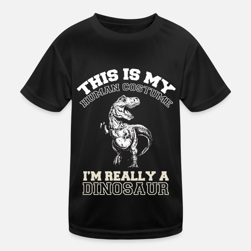 T-Rex Costume Dino Cretaceous Dinosaur Kids Functional T-Shirt