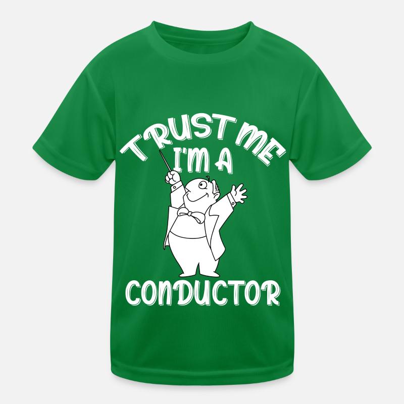 Dirigent beim Dirigieren Konzert Orchester Kinder Funktions-T-Shirt