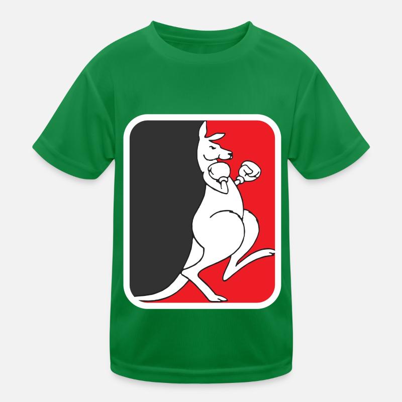 Kangaroo Boxing Australie Faune Rétro T-shirt sport Enfant