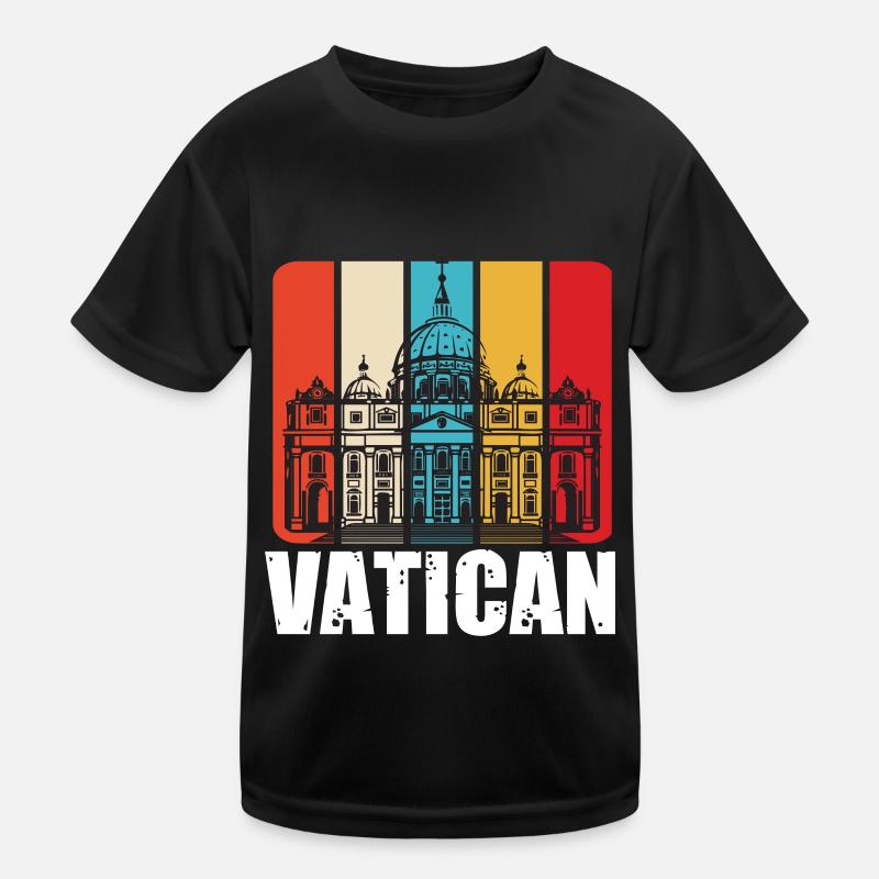Vatikan Kirche Italien Rom Kinder Funktions-T-Shirt