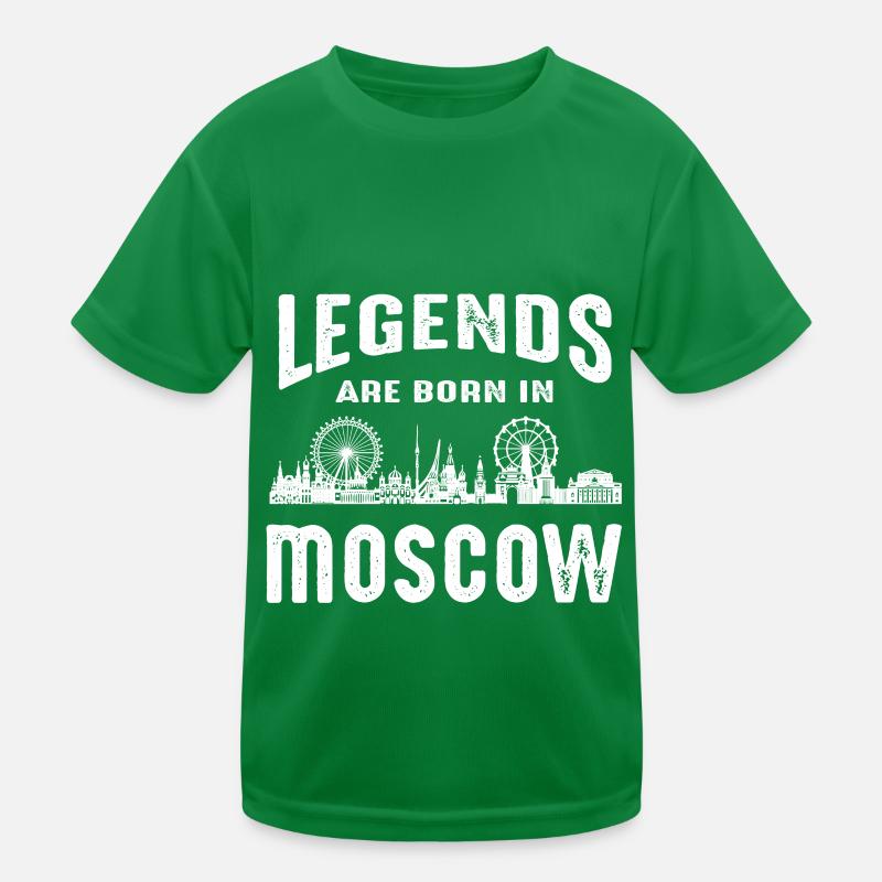 Moscou Légendes Russie Skyline T-shirt sport Enfant