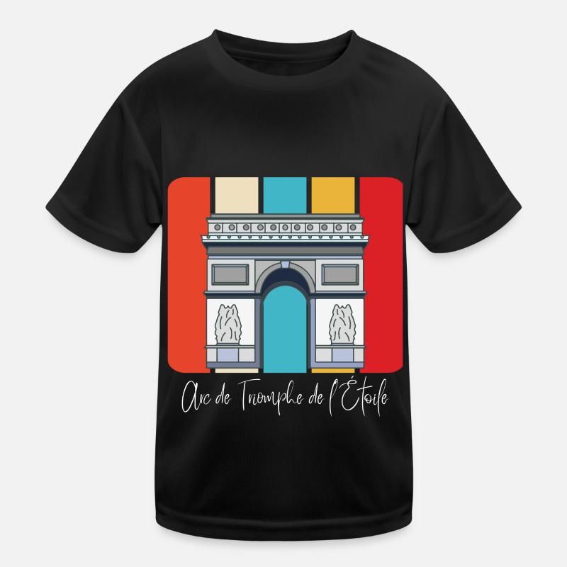 Paris Arc de Triumphe Frankreich Triumphbogen Kinder Funktions-T-Shirt