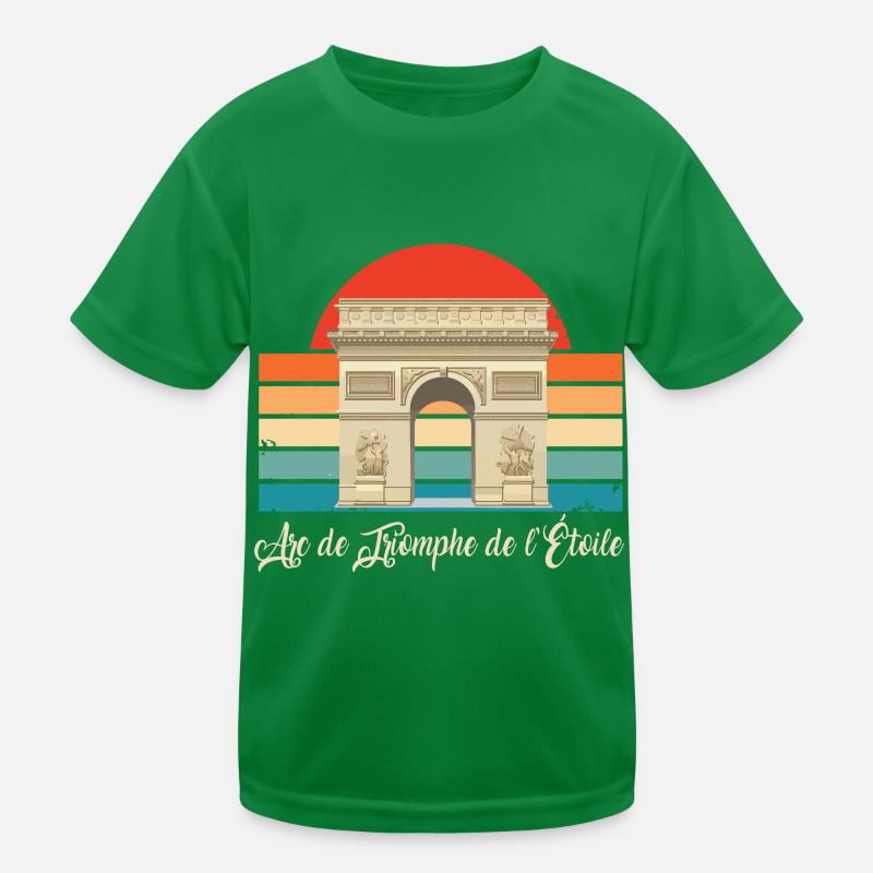 Triumphbogen Paris Arc de Triumphe Frankreich Kinder Funktions-T-Shirt