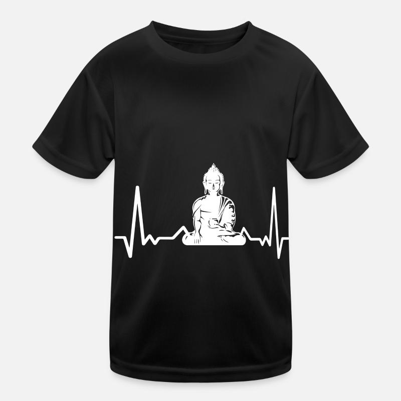 Buddha Herzschlag Tian Tan Buddha Kinder Funktions-T-Shirt