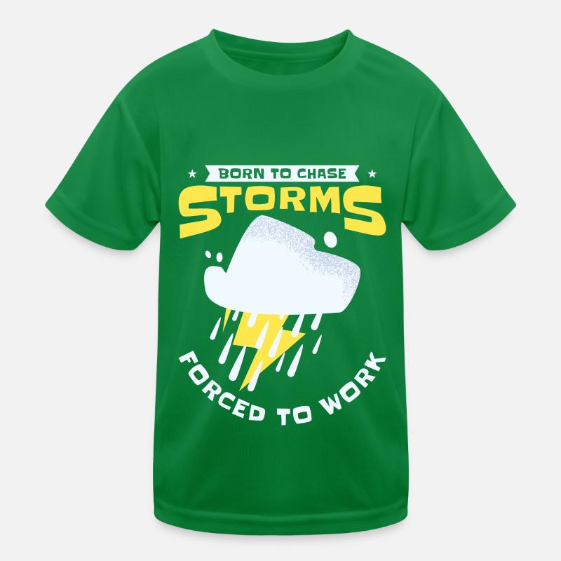 Storm Hunter Tornados Storm Chaser Gift Kids Functional T-Shirt