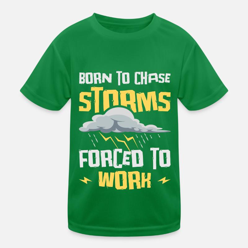 Storm Hunter Tornados Storm Chaser Gift Kids Functional T-Shirt