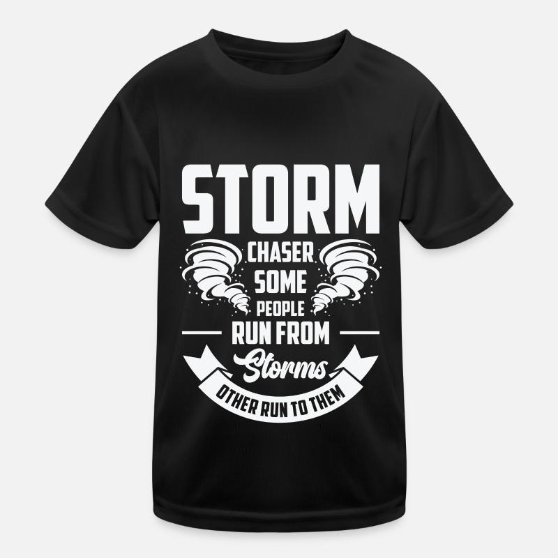 Storm Hunter Tornados Storm Chaser Gift Kids Functional T-Shirt
