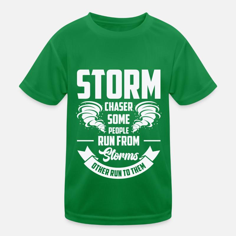 Storm Hunter Tornados Storm Chaser Gift Kids Functional T-Shirt
