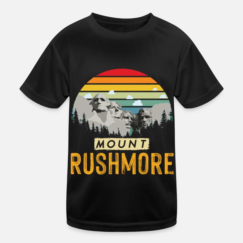 Mount Rushmore Black Hills Dakota du Sud T-shirt sport Enfant