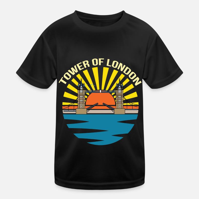 England Themse Tower Bridge Westminster Kinder Funktions-T-Shirt