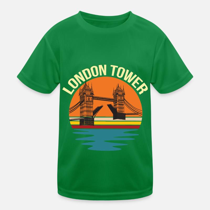 Londres Tower Thames Royaume-Uni Angleterre T-shirt sport Enfant